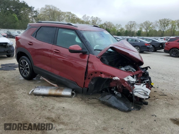 2025 Chevrolet TrailBlazer LT with VIN KL79MPSL4SB141234, listed as a Copart auction lot 51545735 with Not Provided miles and Non Repairable. Bid and sale history available at DreamBid. Image 4.