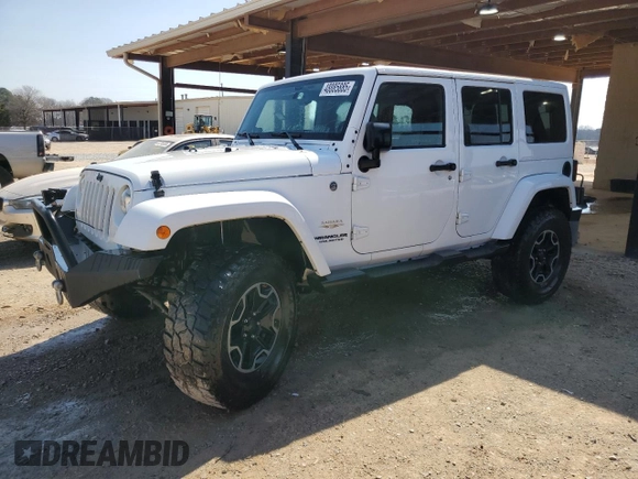 2015 Jeep Wrangler Unlimited Sahara with VIN 1C4BJWEG2FL561032, listed as a Copart auction lot 48885885 with 92,073 mi miles and Salvage Title. Bid and sale history available at carsss.com. Image 1.