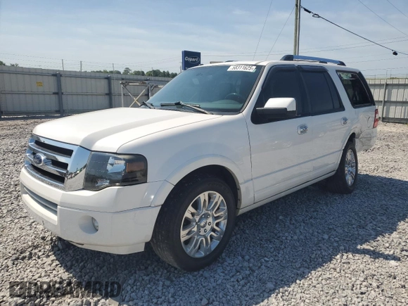 2011 Ford Expedition Limited with VIN 1FMJU1K59BEF09268, listed as a Copart auction lot 58311625 with 133,839 mi miles and Salvage title. Bid and sale history available at DreamBid. Image 1.