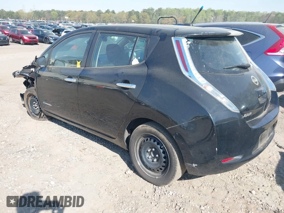 2014 Nissan LEAF SL with VIN 1N4AZ0CP8EC331536, listed as a IAAI auction lot 41909356 with 66,660 mi miles. Bid and sale history available at carsss.com. Image 3.
