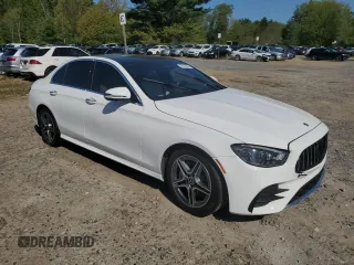 2022 Mercedes-Benz E 350 with VIN W1KZF8EB0NB021009, listed as a Copart auction lot 56456865 with 25,461 mi miles and Clean Title. Bid and sale history available at DreamBid. Image 4.