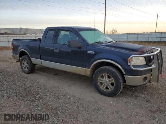 2006 Ford F-150 XLT with VIN 1FTPX14V76FB55852, listed as a Copart auction lot 76893114 with 180,181 mi miles and Salvage Title. Bid and sale history available at carsss.com. Image 4.