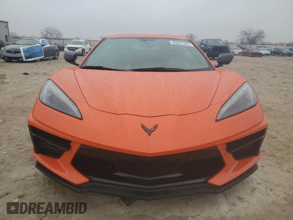 2020 Chevrolet Corvette 1LT with VIN 1G1Y62D4XL5110077, listed as a Copart auction lot 45921345 with 0 mi miles and Salvage Title. Bid and sale history available at carsss.com. Image 5.