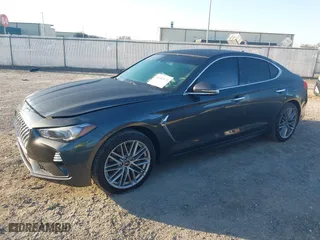 2020 Genesis G70 2.0T with VIN KMTG64LA6LU059951, listed as a IAAI auction lot 41683671 with 43,852 mi miles. Bid and sale history available at carsss.com. Image 18.