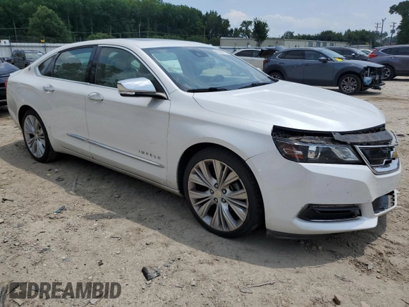 2018 Chevrolet Impala Premier with VIN 2G1125S32J9107778, listed as a Copart auction lot 63850775 with 231,406 mi miles and Salvage title. Bid and sale history available at DreamBid. Image 4.