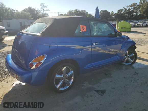 2005 Chrysler PT Cruiser GT with VIN 3C3AY75S75T363958, listed as a Copart auction lot 72563194 with 49,918 mi miles and Salvage Title. Bid and sale history available at carsss.com. Image 3.