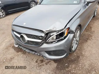 2017 Mercedes-Benz C 300 with VIN WDDWJ4JB2HF340540, listed as a IAAI auction lot 41166645 with 41,789 mi miles and . Bid and sale history available at carsss.com. Image 6.