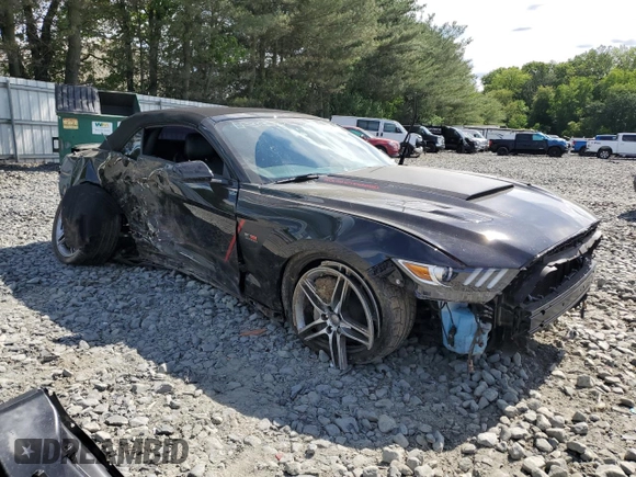 2016 Ford Mustang GT Premium with VIN 1FATP8FF0G5311188, listed as a Copart auction lot 57486565 with 17,013 mi miles and Salvage title. Bid and sale history available at DreamBid. Image 4.