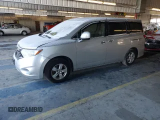 2013 Nissan Quest SV with VIN JN8AE2KP9D9064507, listed as a Copart auction lot 89048665 with 148,185 mi miles and Salvage Title. Bid and sale history available at carsss.com. Image 1.