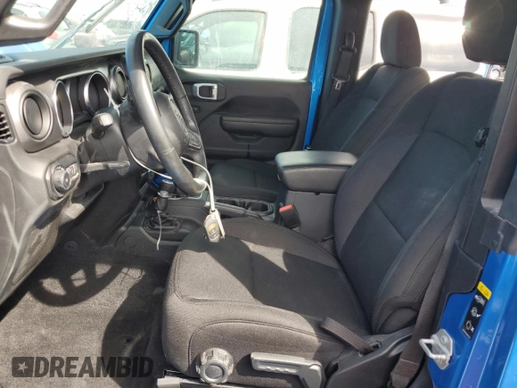 2021 Jeep Wrangler Sport with VIN 1C4GJXAG7MW858553, listed as a Copart auction lot 74095444 with Not Provided miles and Non Repairable. Bid and sale history available at DreamBid. Image 7.