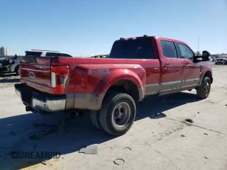 2022 Ford F-350 XL with VIN 1FT8W3DT9NEE66057, listed as a Copart auction lot 47074105 with 179,532 mi miles and Salvage Title. Bid and sale history available at DreamBid. Image 3.
