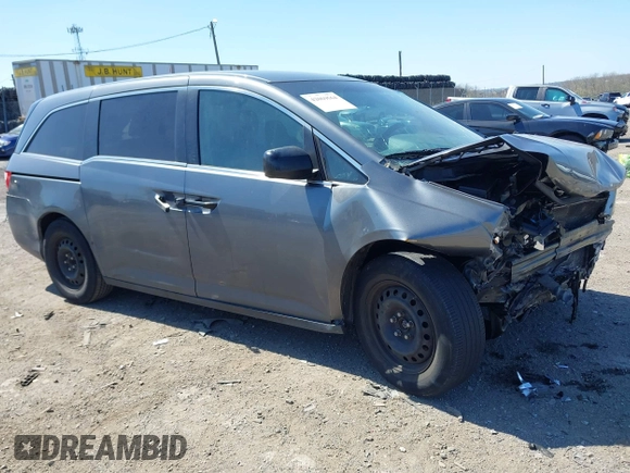 2013 Honda Odyssey LX with VIN 5FNRL5H23DB056331, listed as a IAAI auction lot 42069564 with Not Provided miles and . Bid and sale history available at carsss.com. Image 1.