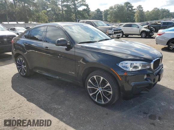 2019 BMW X6 xDrive35i with VIN 5UXKU2C59K0Z63092, listed as a Copart auction lot 72913844 with 62,189 mi miles and Salvage Title. Bid and sale history available at carsss.com. Image 4.
