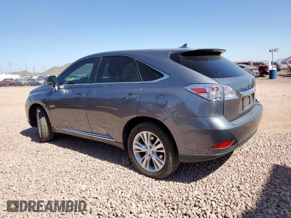 2012 Lexus RX 450h with VIN JTJZB1BA4C2408052, listed as a Copart auction lot 47407135 with 136,084 mi miles and Salvage title. Bid and sale history available at DreamBid. Image 2.