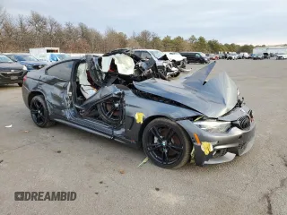 2018 BMW 4 Series 430i xDrive with VIN WBA4W5C51JAA49675, listed as a Copart auction lot 45585095 with Not provided miles and Salvage title. Bid and sale history available at DreamBid. Image 4.