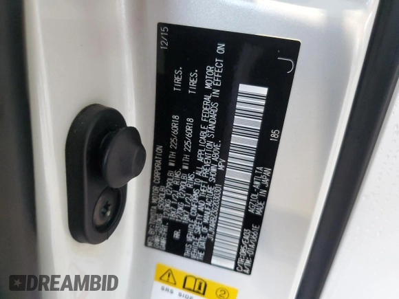 2016 Lexus NX 200t with VIN JTJYARBZ3G2030301, listed as a Copart auction lot 52360235 with 68,379 mi miles and Salvage Title. Bid and sale history available at carsss.com. Image 15.
