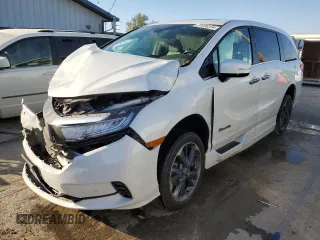 2022 Honda Odyssey Elite z VIN 5FNRL6H98NB022728, wystawiony jako Copart lot #76936234 z przebiegiem 17 342 mil mil oraz Szkoda całkowita • Salvage title. Historia ofert i sprzedaży dostępna na DreamBid. Obrazek 1.