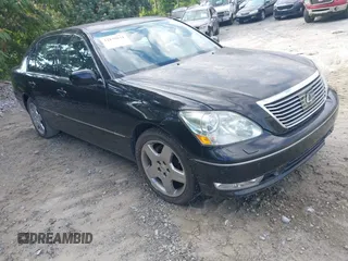 2005 Lexus LS 430 z VIN JTHBN36F855023221, wystawiony jako IAAI lot #42435834 z przebiegiem 154 039 mil mil oraz . Historia ofert i sprzedaży dostępna na DreamBid. Obrazek 1.