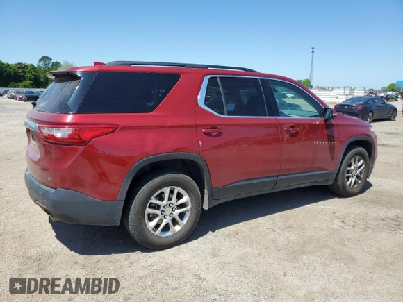 2019 Chevrolet Traverse LT Cloth with VIN 1GNERGKW8KJ299683, listed as a Copart auction lot 53115735 with 148,871 mi miles and Non repairable. Bid and sale history available at DreamBid. Image 3.