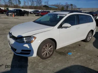 2017 Volkswagen Golf SportWagen S with VIN 3VW017AU8HM530472, listed as a Copart auction lot 85958624 with 155,081 mi miles and Salvage Title. Bid and sale history available at carsss.com. Image 1.