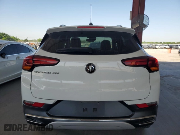 2021 Buick Encore GX Essence with VIN KL4MMFSL6MB154782, listed as a Copart auction lot 53118225 with 112,794 mi miles and Clean title. Bid and sale history available at DreamBid. Image 6.