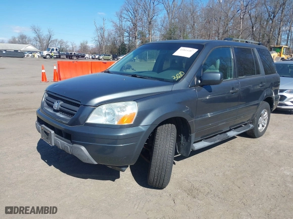 2005 Honda Pilot EX-L with NAVI with VIN 2HKYF18705H559938, listed as a IAAI auction lot 41814487 with 188,665 mi miles. Bid and sale history available at carsss.com. Image 2.