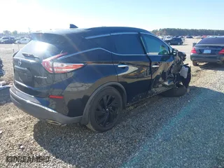 2017 Nissan Murano SV with VIN 5N1AZ2MG5HN194287, listed as a IAAI auction lot 41822225 with 39,450 mi miles. Bid and sale history available at carsss.com. Image 4.