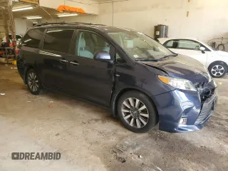 2020 Toyota Sienna XLE with VIN 5TDDZ3DC0LS237585, listed as a Copart auction lot 60913015 with 42,754 mi miles and Salvage title. Bid and sale history available at DreamBid. Image 4.