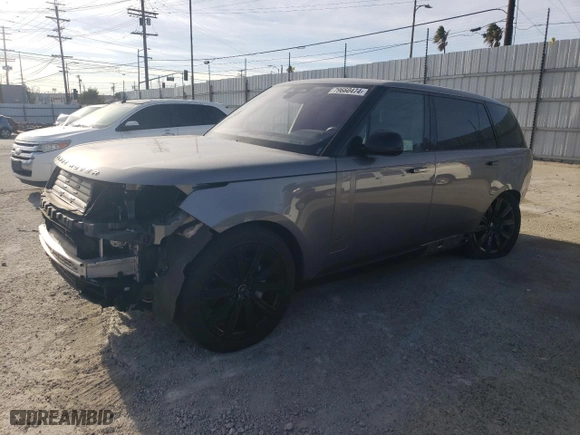 2023 Land Rover Range Rover SE with VIN SALKPBFU3PA026941, listed as a Copart auction lot 79660474 with 35,053 mi miles and Salvage Title. Bid and sale history available at carsss.com. Image 1.