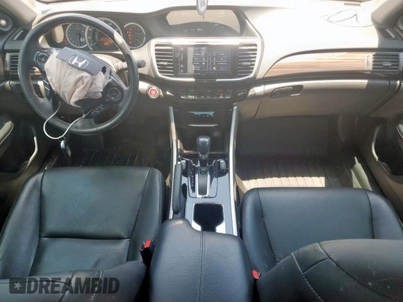 2016 Honda Accord Touring with VIN 1HGCR3F9XGA012737, listed as a Copart auction lot 58274935 with 69,715 mi miles and Salvage title. Bid and sale history available at DreamBid. Image 8.