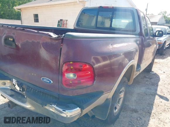 1997 Ford F-150 with VIN 1FTEX08L9VKB68781, listed as a IAAI auction lot 42158314 with 253,555 mi miles and . Bid and sale history available at DreamBid. Image 4.