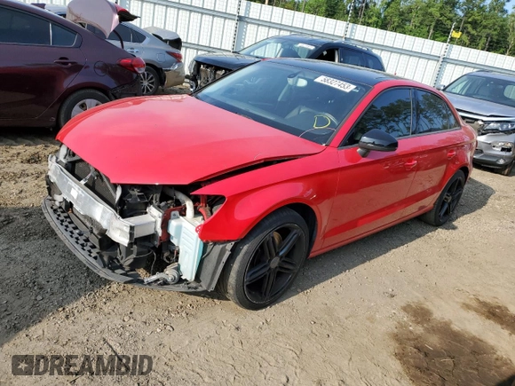 2015 Audi A3 1.8T Premium with VIN WAUACGFF7F1010668, listed as a Copart auction lot 58327453 with 90,719 mi miles. Bid and sale history available at carsss.com. Image 1.