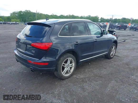 2015 Audi Q5 Premium Plus with VIN WA1LFAFP9FA028639, listed as a IAAI auction lot 42260704 with 126,689 mi miles and . Bid and sale history available at DreamBid. Image 4.