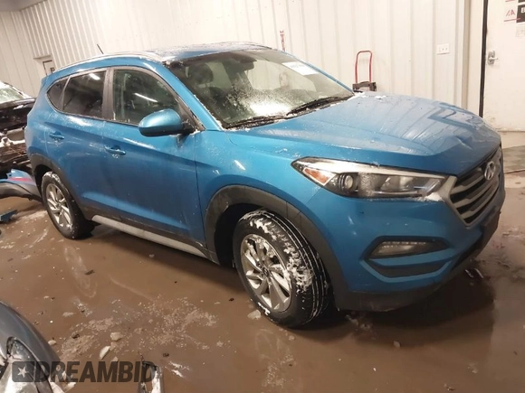 2017 Hyundai Tucson SE with VIN KM8J3CA46HU495416, listed as a IAAI auction lot 41627994 with 128,347 mi miles. Bid and sale history available at carsss.com. Image 1.