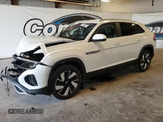 2025 Volkswagen Atlas SE с VIN 1V2WE2CA1SC220405, выставлен на аукционе Copart как лот 61621145 с пробегом 4 206 миль миль и Списание • Salvage title. История ставок и продаж доступна на DreamBid. Изображение 1.