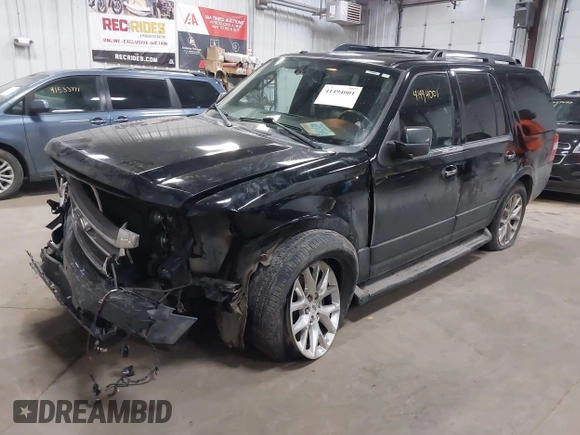 2016 Ford Expedition Limited with VIN 1FMJU2AT5GEF54592, listed as a IAAI auction lot 41494001 with 128,190 mi miles and . Bid and sale history available at DreamBid. Image 21.