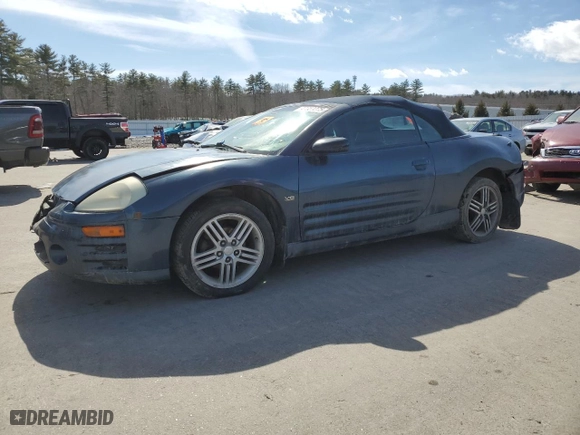 2004 Mitsubishi Eclipse GTS with VIN 4A3AE75H74E135673, listed as a Copart auction lot 47550275 with 0 mi miles and Salvage Title. Bid and sale history available at carsss.com. Image 1.
