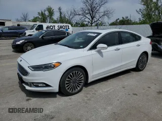 2018 Ford Fusion Titanium with VIN 3FA6P0D92JR138709, listed as a Copart auction lot 52017725 with 86,495 mi miles and Clean title. Bid and sale history available at DreamBid. Image 1.