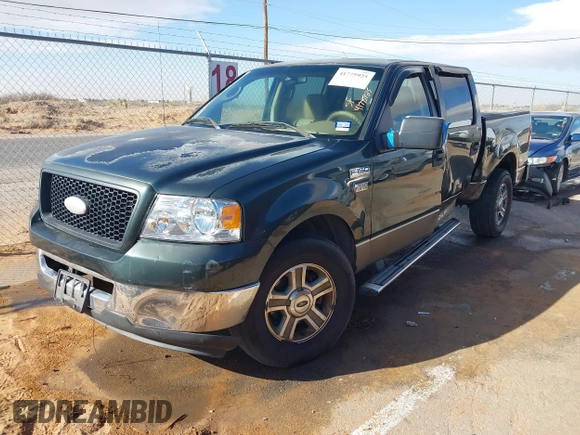 2006 Ford F-150 XLT with VIN 1FTRW12W06FB00456, listed as a IAAI auction lot 41775925 with 141,545 mi miles and . Bid and sale history available at carsss.com. Image 18.