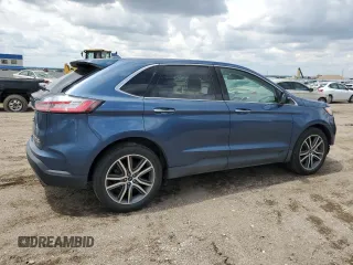 2019 Ford Edge Titanium with VIN 2FMPK4K99KBC01212, listed as a Copart auction lot 57450365 with 52,720 mi miles and Salvage title. Bid and sale history available at DreamBid. Image 3.