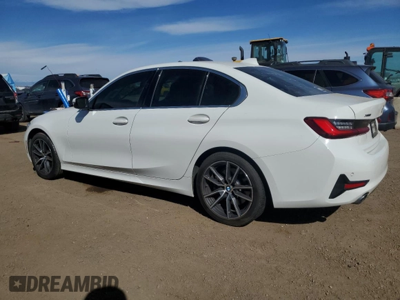 2021 BMW 3 Series 330i xDrive with VIN 3MW5R7J06M8C11375, listed as a Copart auction lot 49485275 with 55,146 mi miles and Salvage Title. Bid and sale history available at DreamBid. Image 2.
