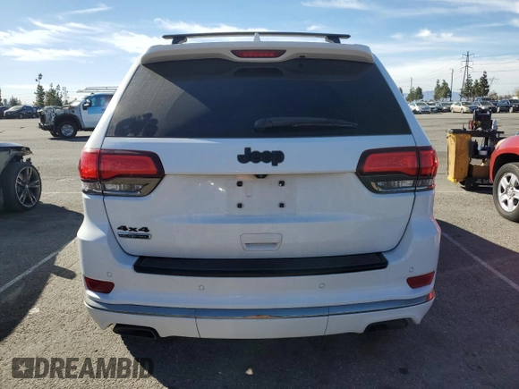 2015 Jeep Grand Cherokee Overland with VIN 1C4RJFCM5FC146181, listed as a Copart auction lot 47127815 with 93,566 mi miles and Salvage title. Bid and sale history available at DreamBid. Image 6.
