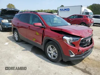 2021 GMC Terrain SLE z VIN 3GKALMEVXML328434, wystawiony jako Copart lot #50923645 z przebiegiem 52 026 mil mil oraz Szkoda całkowita • Salvage title. Historia ofert i sprzedaży dostępna na DreamBid. Obrazek 4.
