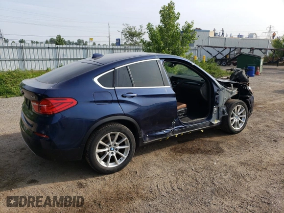 2018 BMW X4 xDrive28i with VIN 5UXXW3C5XJ0T83029, listed as a Copart auction lot 60193735 with 111,235 mi miles and Clean title. Bid and sale history available at DreamBid. Image 3.