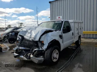 2008 Ford F-250 XL with VIN 1FTNF20548EC59035, listed as a Copart auction lot 41386035 with Not provided miles and Salvage title. Bid and sale history available at DreamBid. Image 1.