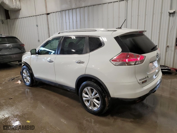 2016 Nissan Rogue S with VIN KNMAT2MVXGP667639, listed as a Copart auction lot 43378365 with 104,805 mi miles and Salvage Title. Bid and sale history available at carsss.com. Image 2.