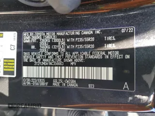 2022 Lexus RX with VIN 2T2YZMDA1NC356663, listed as a Copart auction lot 57732974 with 26,601 mi miles and Salvage Title. Bid and sale history available at carsss.com. Image 13.