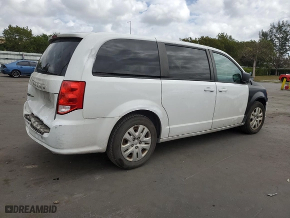 2018 Dodge Grand Caravan SE with VIN 2C4RDGBG4JR176894, listed as a Copart auction lot 51981155 with 125,700 mi miles and Salvage Title. Bid and sale history available at carsss.com. Image 3.