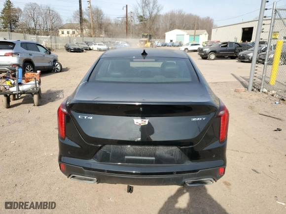 2023 Cadillac CT4 Premium Luxury with VIN 1G6DB5RK5P0143407, listed as a Copart auction lot 49245155 with NaN miles and Salvage Title. Bid and sale history available at carsss.com. Image 6.