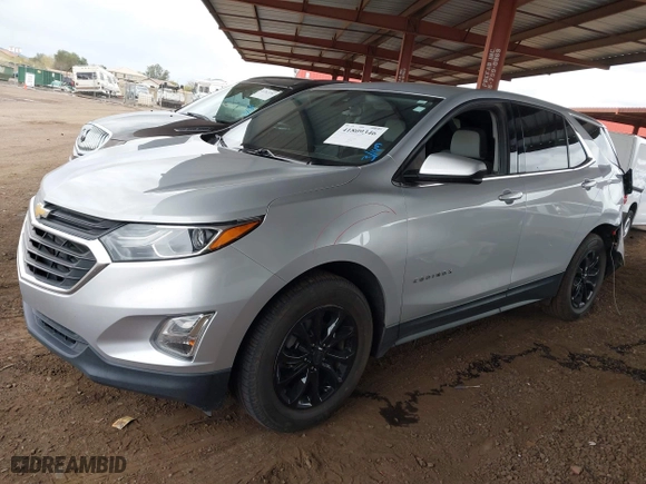 2020 Chevrolet Equinox LT with VIN 2GNAXJEV0L6176382, listed as a IAAI auction lot 41809346 with 105,158 mi miles. Bid and sale history available at carsss.com. Image 17.